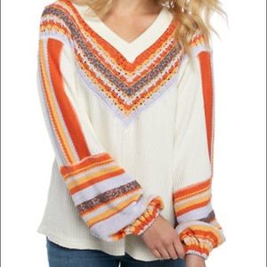 Free People Boho long sleeve SMALL